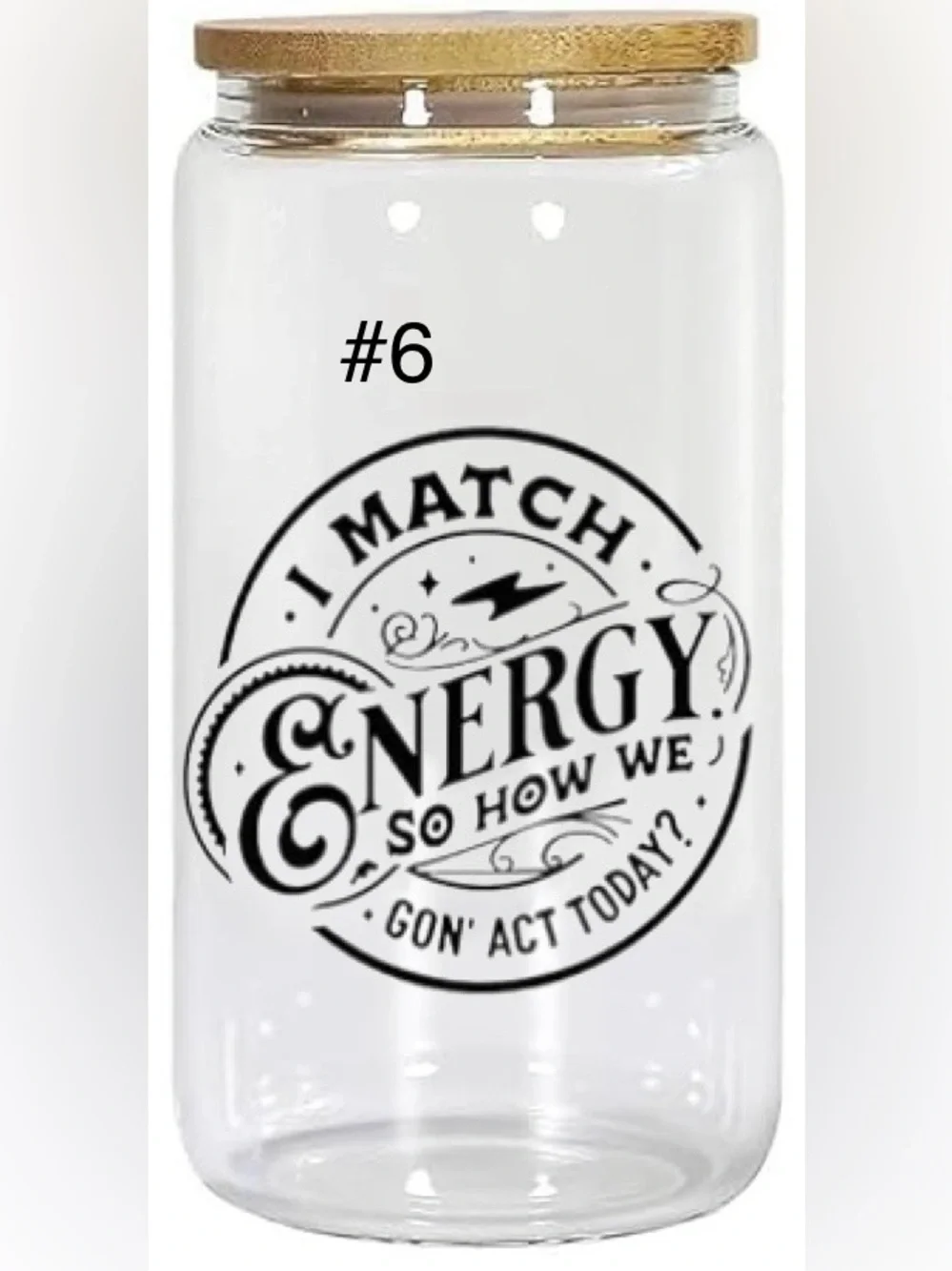 Buy now* 16 ounce glass tumbler sassy skeleton - Picture 7 of 15